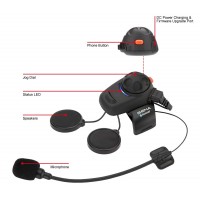 Sena smh5 Multicom motocicleta auriculares Bluetooth más fácil cultivo cuatro vías-intercomunicador 
